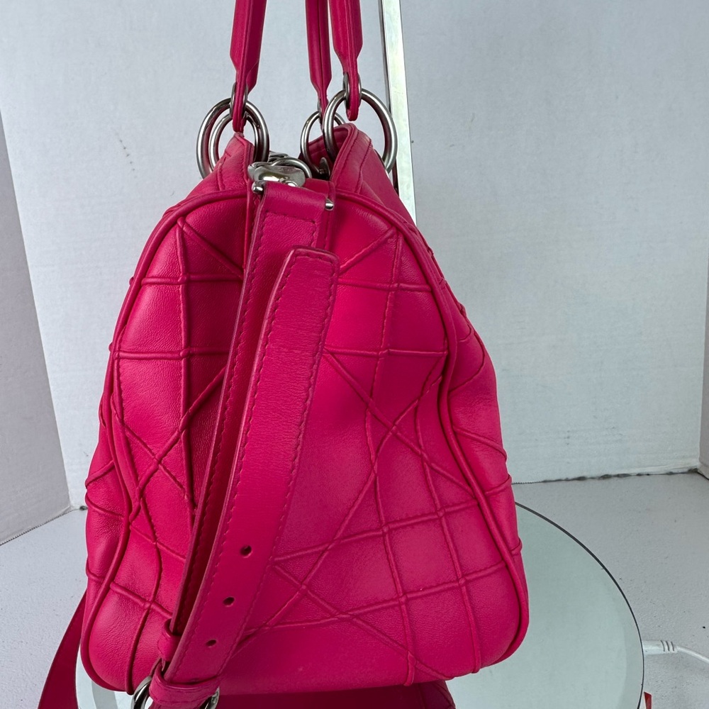 LADY DIOR Granville Cannage Satchel Bag Leather - Picture 4 of 13